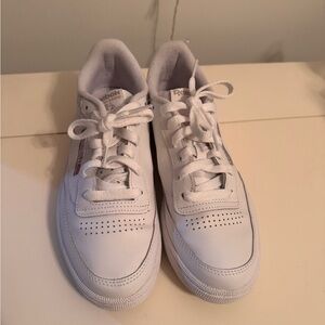 Reebok White Leather Sneakers